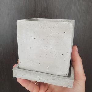 Square Concrete Planter / Succulent Planter